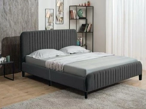 מיטה זוגית מרופדת | הרכבה עצמית