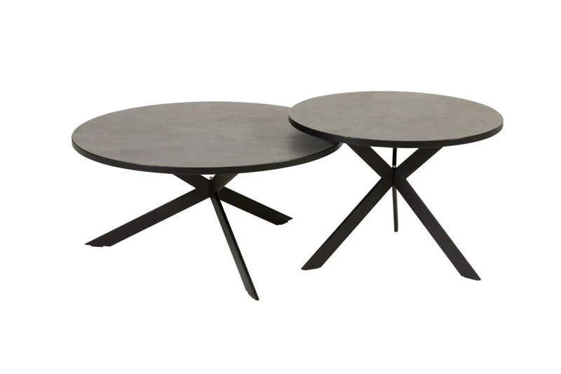 זוג שולחנות סלון עגולים | דגם ליברה