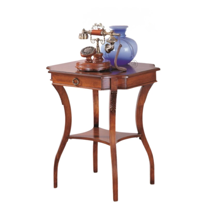 מעמד עץ עם מגירה עליונה | דגם B0374