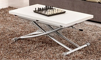 שולחן טרנספורמר מתכוונן – סלון ופינת אוכל במוצר אחד | דגם קומפקט מודולרי. גרין האוס רהיטים