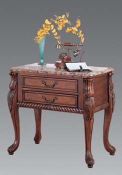 קונסולה מעץ מלא ופלטת שיש | דגם B0978-3. גרין האוס רהיטים WWW.G-H.CO.IL