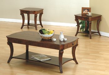 שולחן סלון B0359 – עץ מלא בעיצוב קלאסי עם מגירה ומדף תחתון. גרין האוס רהיטים