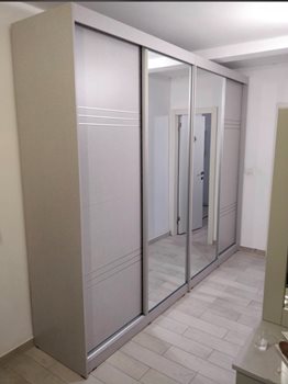 דבל מירר מסגרת עץ