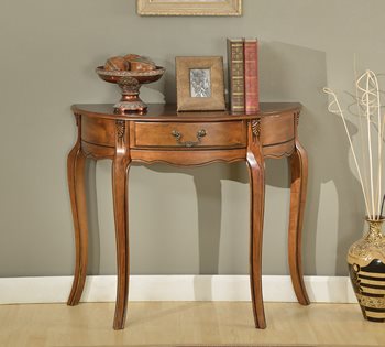 קונסולה כניסה מעץ מלא עם מגירה | דגם Y