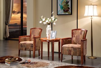 סט ישיבה איטלקי – זוג כורסאות עץ מרופדות ושולחן קפה | דגם B01. גרין האוס רהיטים. WWW.G-H.CO.IL