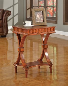 שולחן צד בעיצוב איטלקי – עץ מלא בגוון אגוז | דגם B10. גרין האוס רהיטים