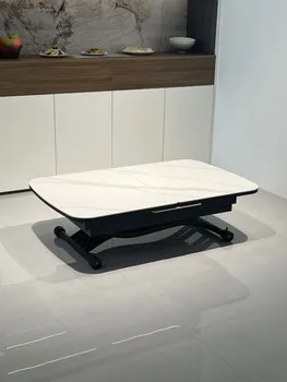 שולחן טרנספורמר קרמי מעוצר. גרין האוס רהיטים. WWW.G-H.CO.IL