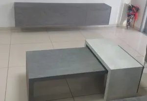 מזנון וזוג שולחנות - דגם מרחף. גרין האוס רהיטים.