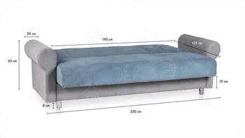 ספת ספר הנפתחת למיטה