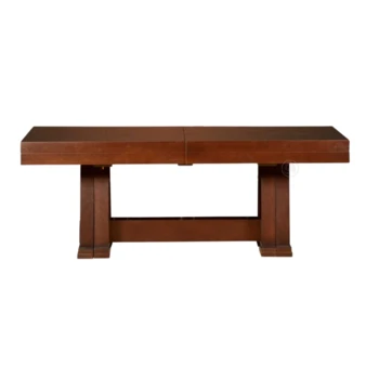 שולחן אוכל נפתח דגם תמר - צבע אגוז אמריקאי