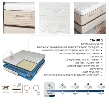 מזרן דגם פייב סטאר