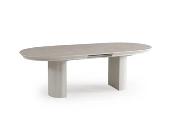 שולחן אוכל אובלי מעץ מלא | דגם דימונה