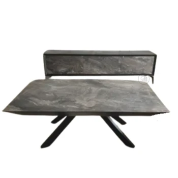 סט מזנון ושולחן בהתאמה אישית | דגם יהלום טאצ'