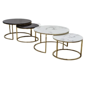 זוג שולחנות קפה עגולים | דגם C100