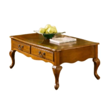 שולחן סלון עם מגירות עץ מלא | דגם HSC030