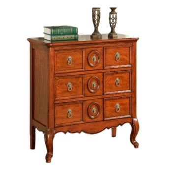 שידת מגירות מעץ מלא | אגוז איטלקי