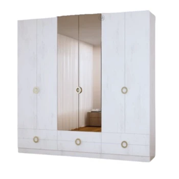 ארון 6 דלתות + 6 מגירות | דגם פרפקט