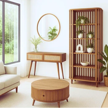 שולחן | עץ מנגו עם מגירה