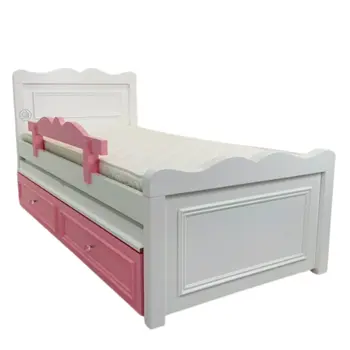 מיטה מעץ מלא דגם לב