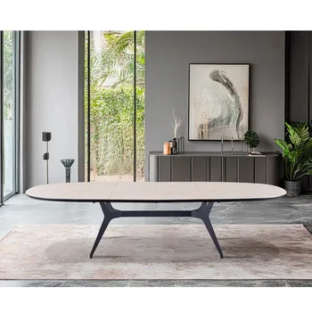 שולחן מילאנו | אבן קרמית 100/200 נפתח ל3 מ'