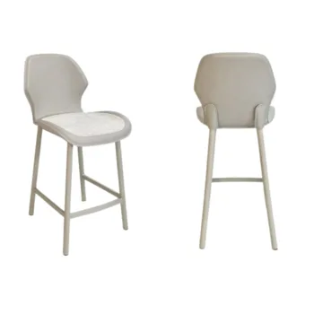 כיסא בר זואי │ צבע: בז'  WWW.G-H.CO.IL