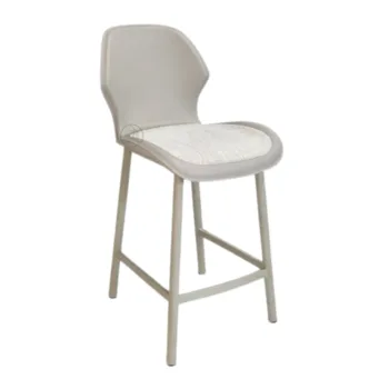 כיסא בר זואי │ צבע: בז'  WWW.G-H.CO.IL