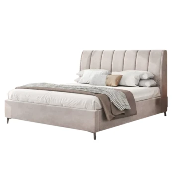 מיטה זוגית מרופדת עם ארגז מצעים | דגם אלי