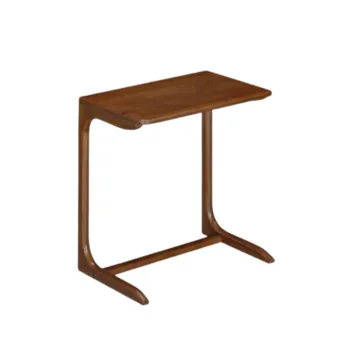 שולחן צד לפטופ אגוז | 55/35 גובה 60 ס"מ