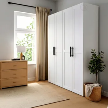 דלתות: כפרי asaf-wardrobe-interior-shelves-hanging-storage-green-house.jpg