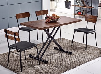 שולחן טרנספורמר קומפקטי - שולחן לסלון ולפינת אוכל. גרין האוס רהיטים WWW.G-H.CO.IL