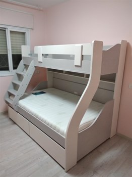 מיטת קומותיים וחצי דגם אלסקה
