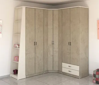 ארון בגדים פינתי דגם כינרת 26 רא