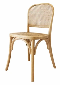 כיסא | דגם ונוס – עץ אלון עם גב ומושב קש