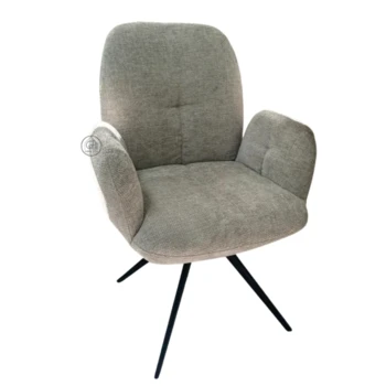 כיסא מרופד עם רגלי מתכת | דגם ואלרי