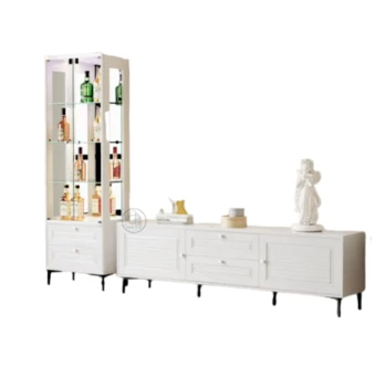 סט מזנון וויטרינה בעיצוב יוקרתי | דגם לואי