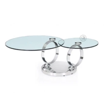 שולחן עגול עם פלטות מסתובבות | דגם 8857