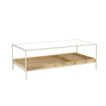 שולחן קפה מעץ מנגו | דגם מילקי