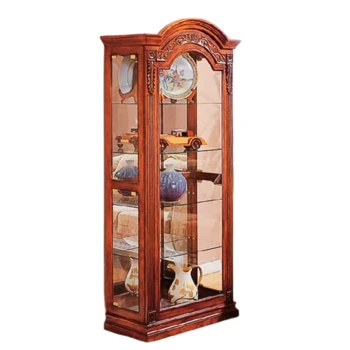 ויטרינה טאצ' מעץ מלא וקריסטל | דגם HSC1607