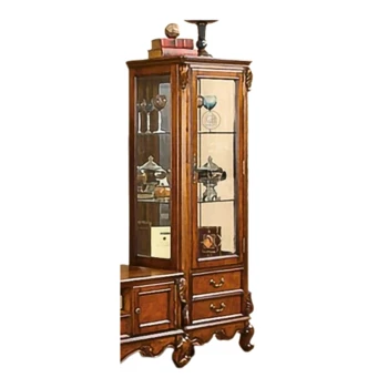 ויטרינה עם מגירות ומדפי זכוכית | דגם HSC1805