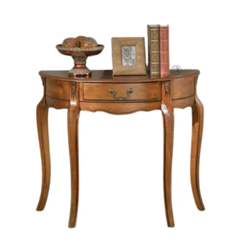 קונסולה כניסה מעץ מלא עם מגירה | דגם Y