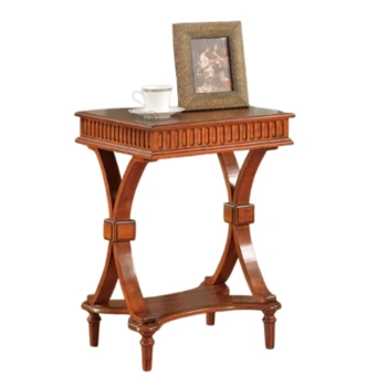 שולחן צד עץ מלא בגוון אגוז | דגם B10