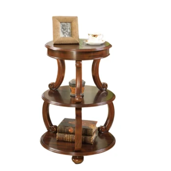 מעמד 3 מדפים מעץ מלא | דגם F3