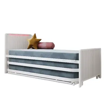 מיטת היירייזר משולשת עם מנורת לד | דגם אוריאן