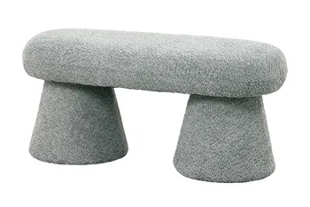 ספסל מעוצב אפור מולטי | 1 מ'