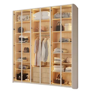 ארון זכוכית ותאורת לד | דגם אלמגור