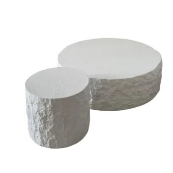 שולחן עגול | דגם אבן שליכט