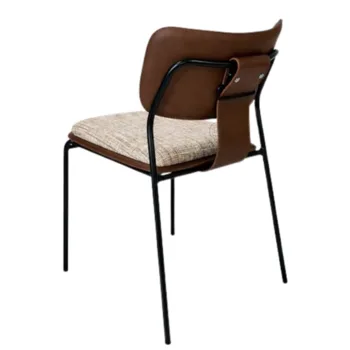 כיסא אוכל ד.עור שוקולד│ דגם ג’ולי-AB