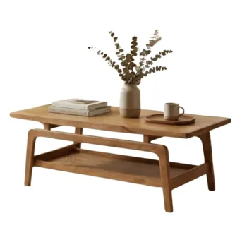 שולחן סלון מעץ מלא | דגם D-11